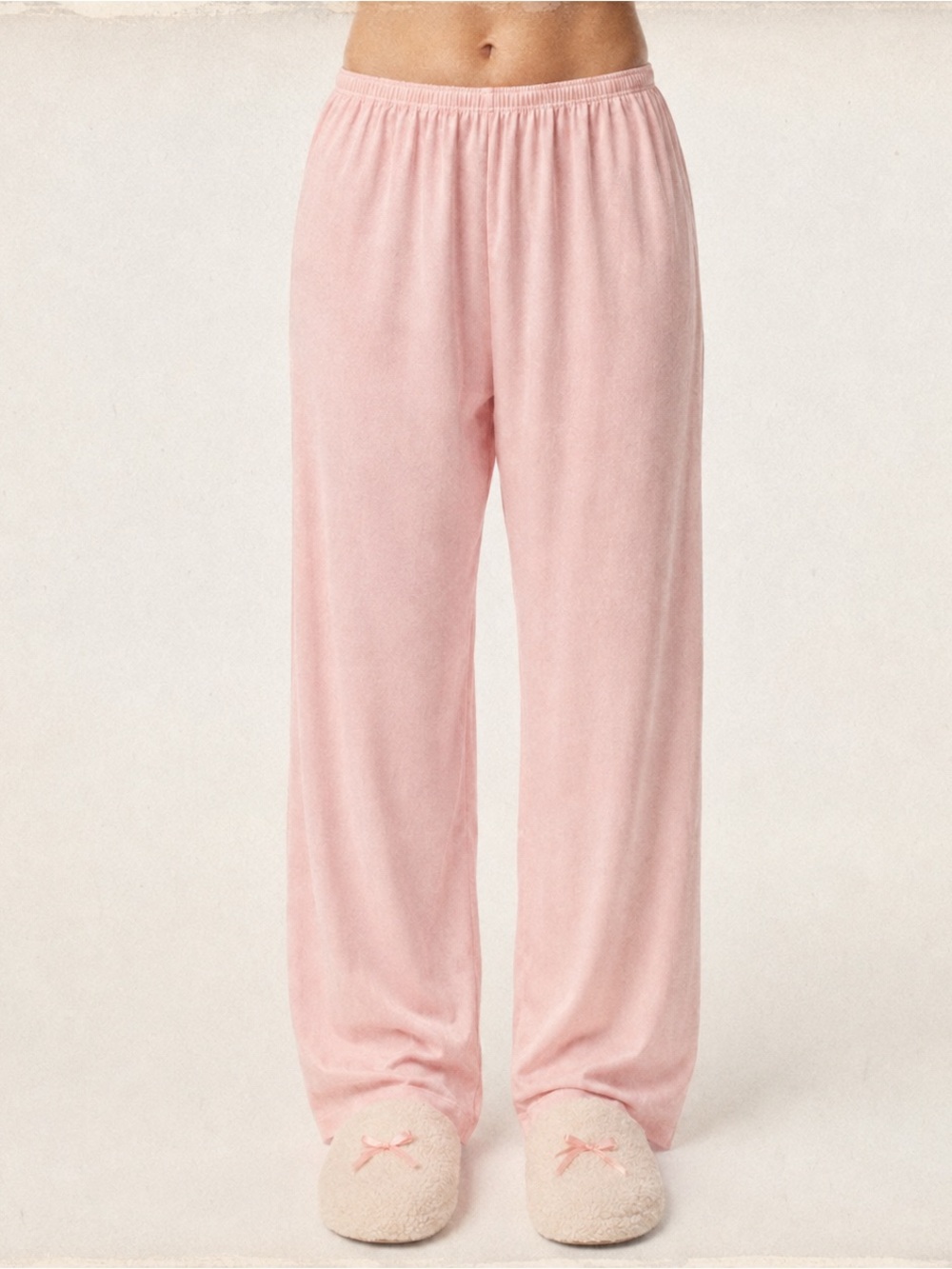 Vintage 70’s Vanity Fair Pink Nylon Satin Pajama Lounge Pants Medium USA Made